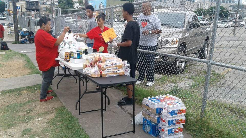 Pam's Kitchen Serving the Community and Volunteers feeding the Homeless in Austin Tx